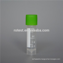 Disposable sterilization graduated cryo test tube